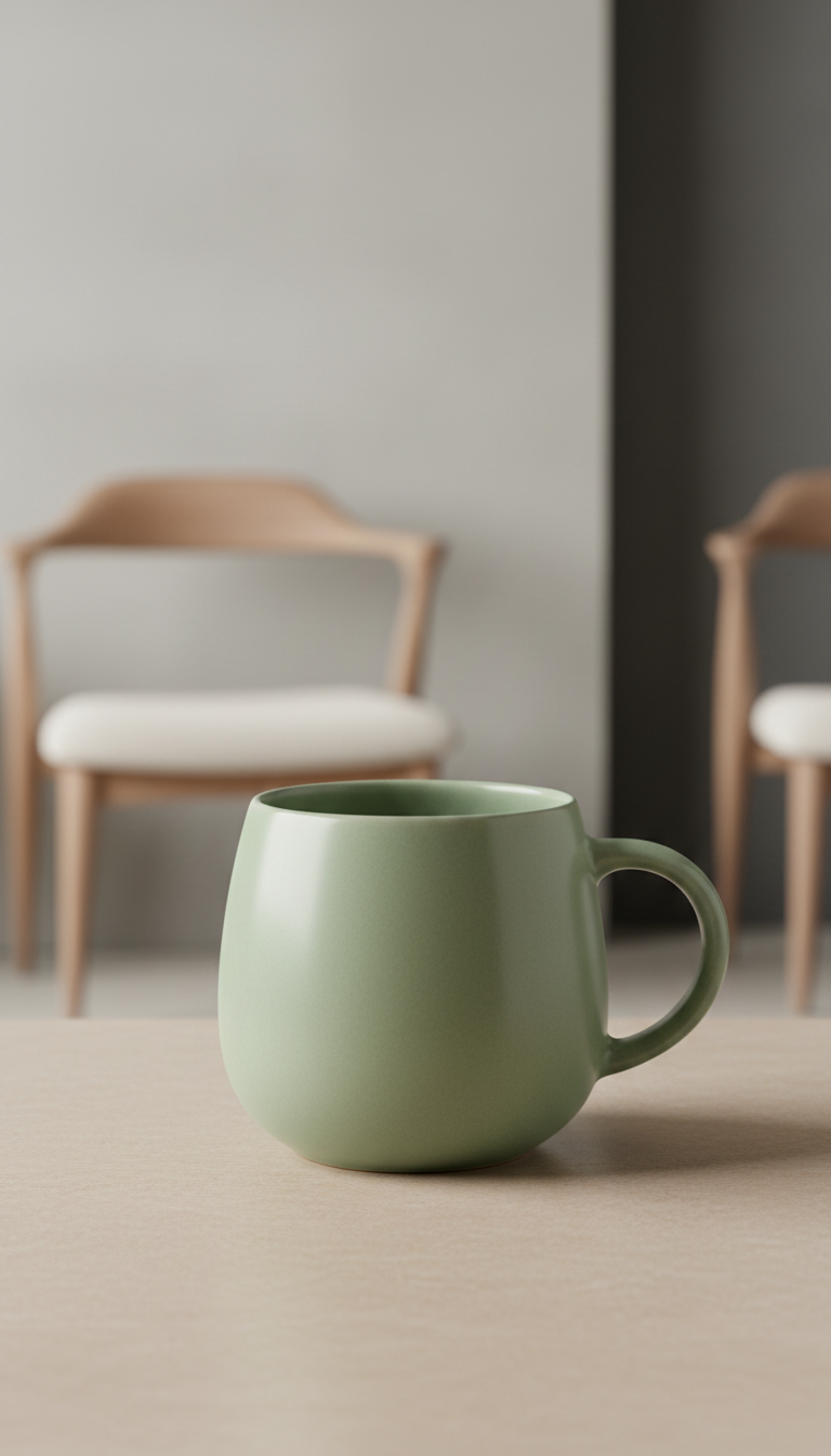 Soft Sage Ceramic Mug