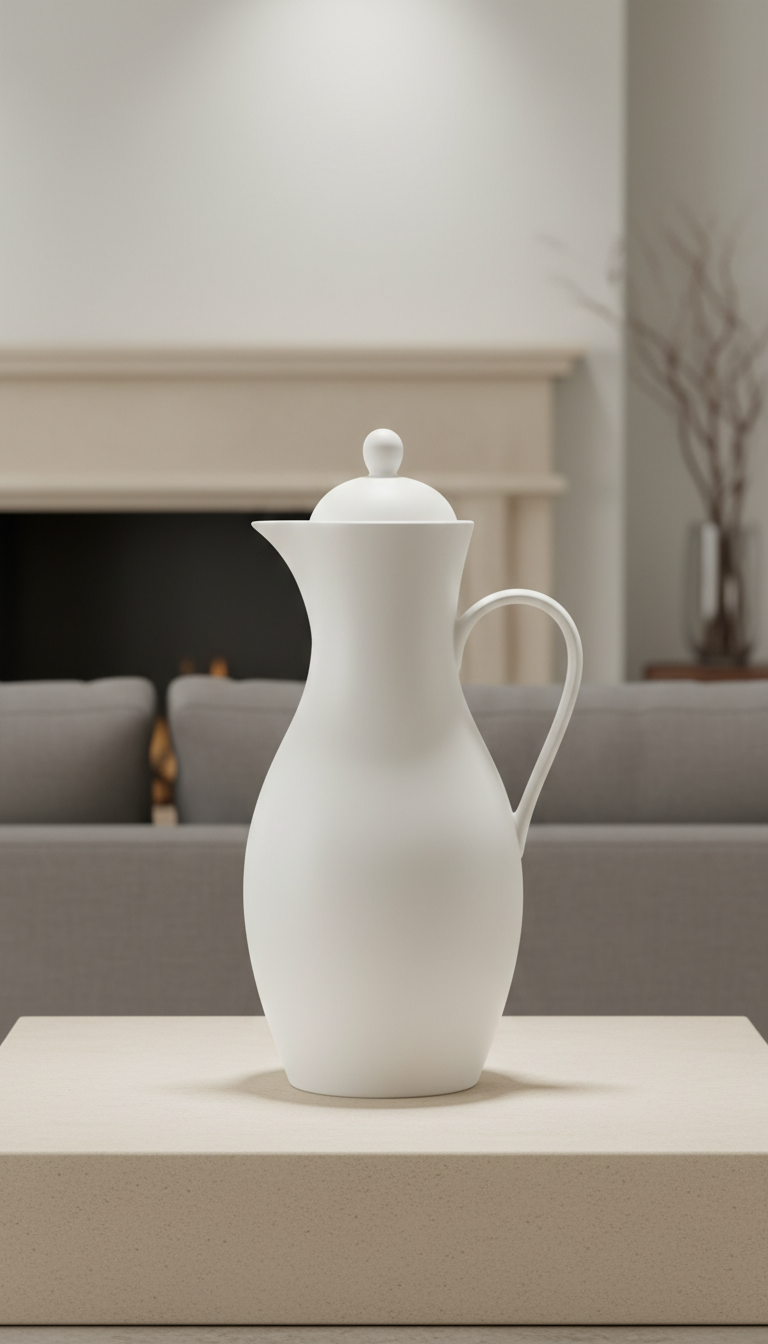 Porcelain Carafe with Matte Finish